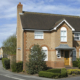 English suburban house in the suburbs of a city, United Kingdom.